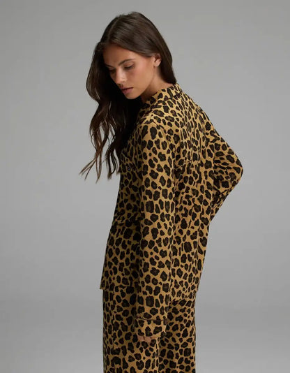 Women's Bamboo Stretch-Knit Long Sleeve Pajama Top