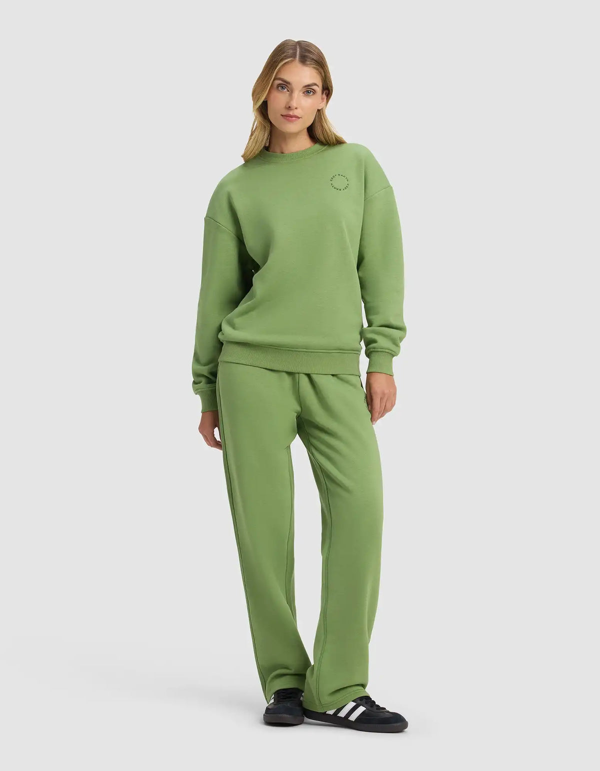 Women's CityScape Crewneck & Wide Leg Pant Set