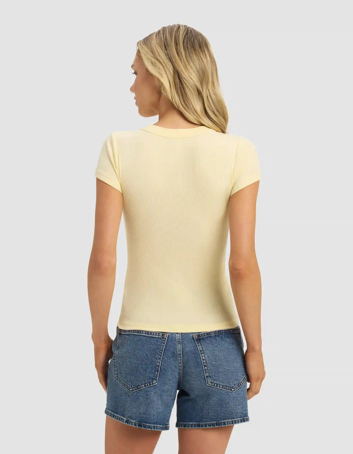 Women's Fine Ribbed Tee