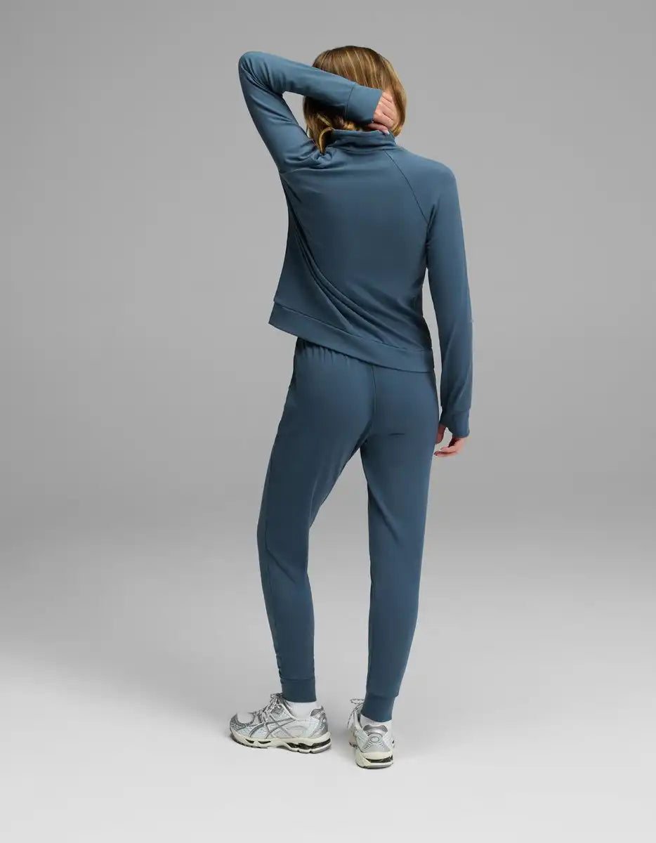 Women's Brushed Bamboo Mock Neck & Jogger Set