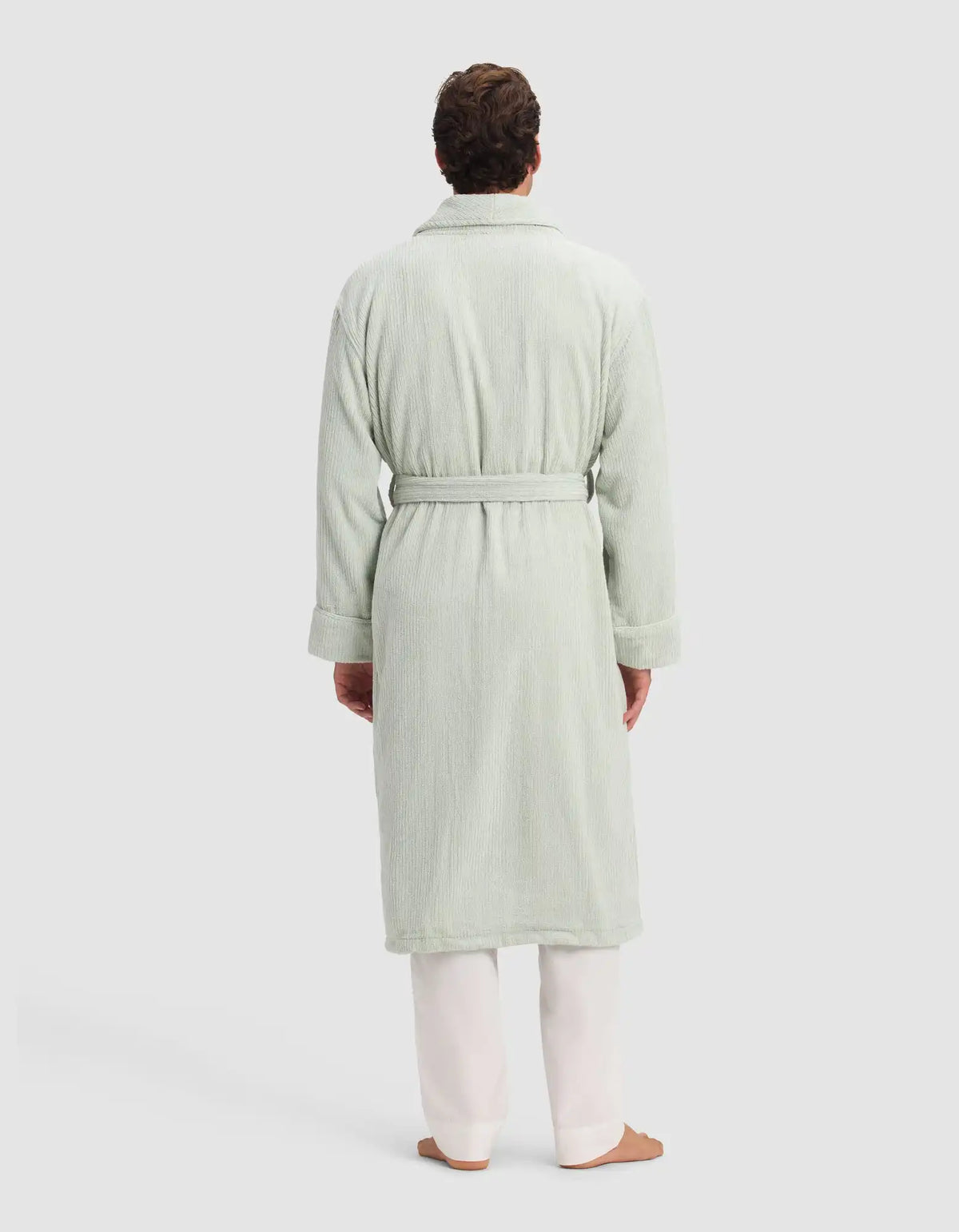 Ribbed Terry Bath Robe