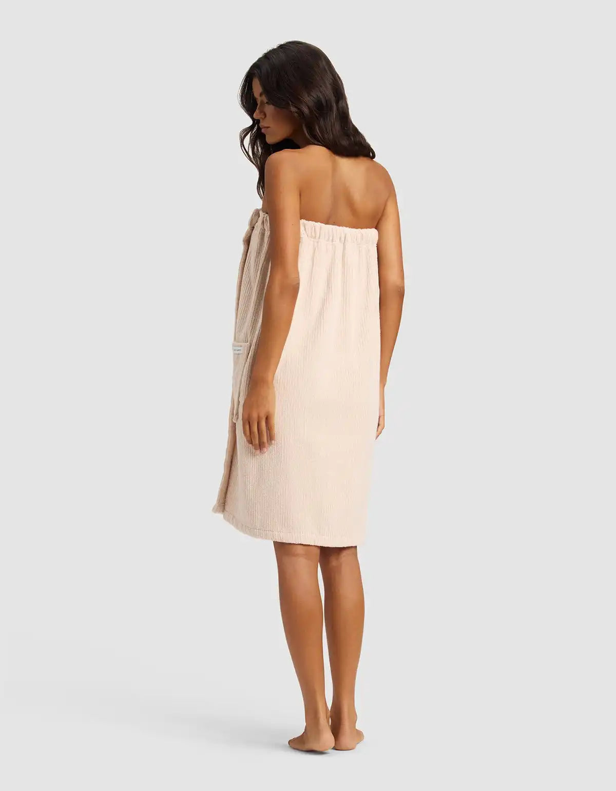 Ribbed Terry Bath Wrap