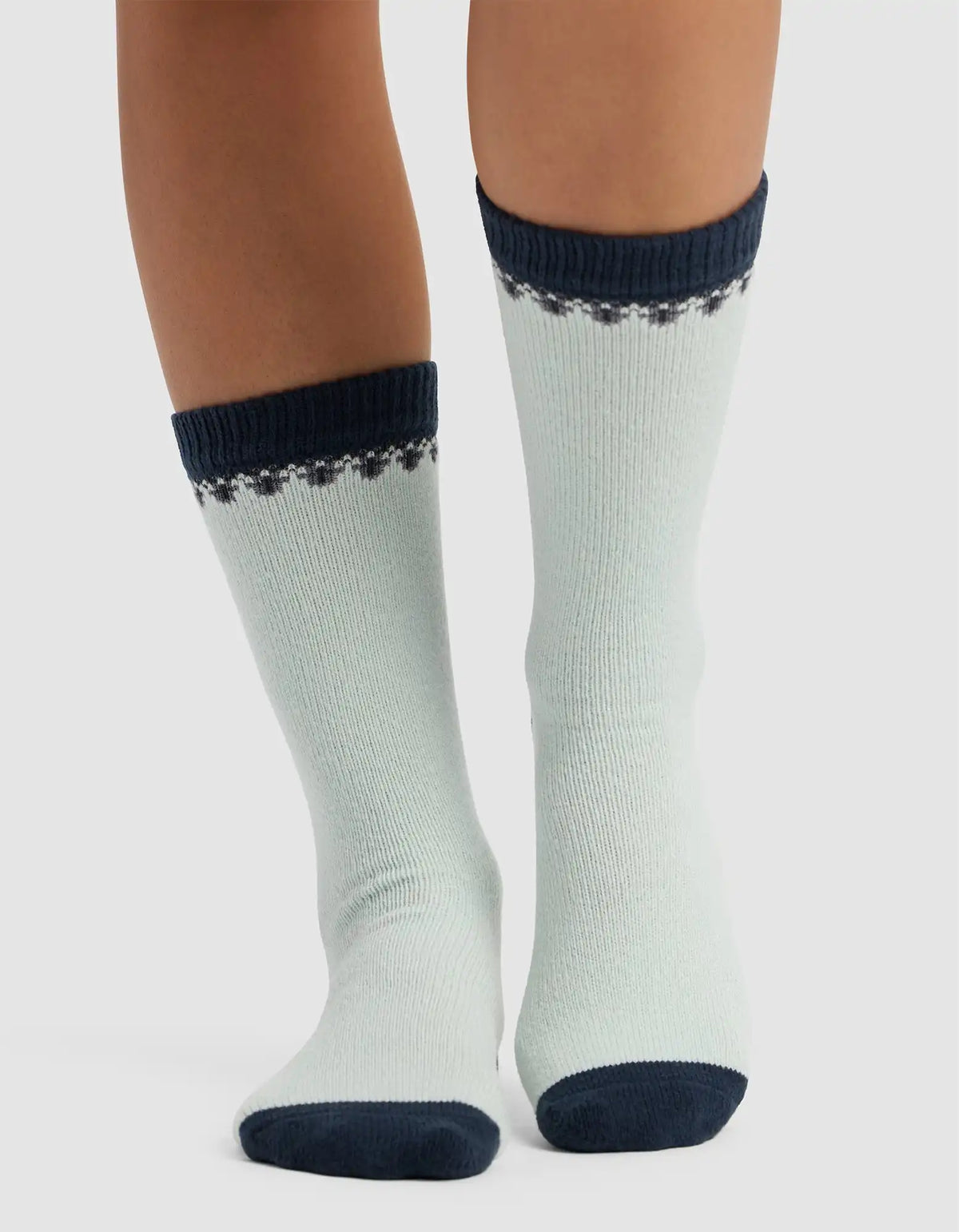 Mistletoe Plush Lounge Calf Sock
