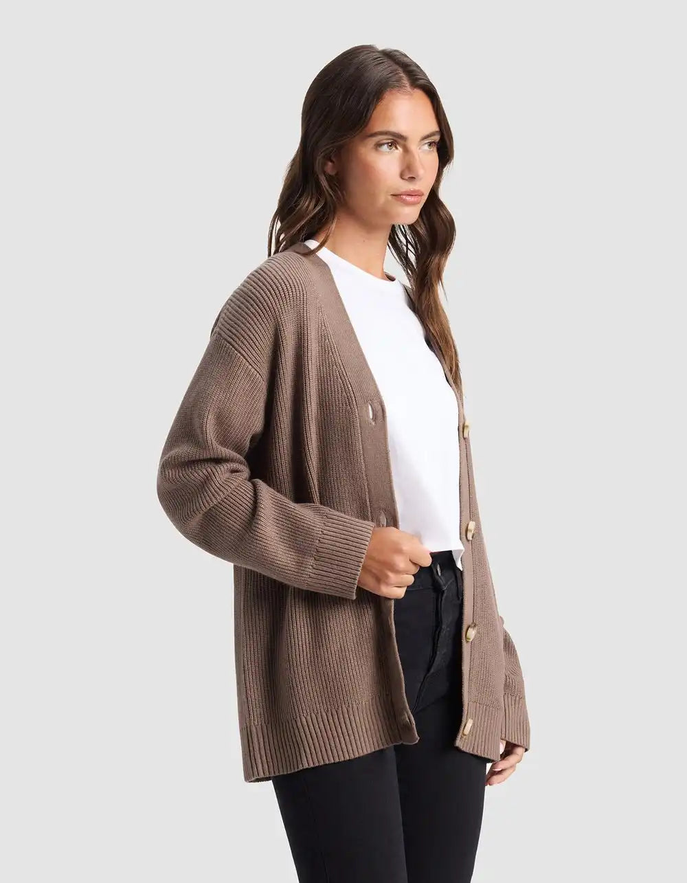 Oversized Classic Cardigan