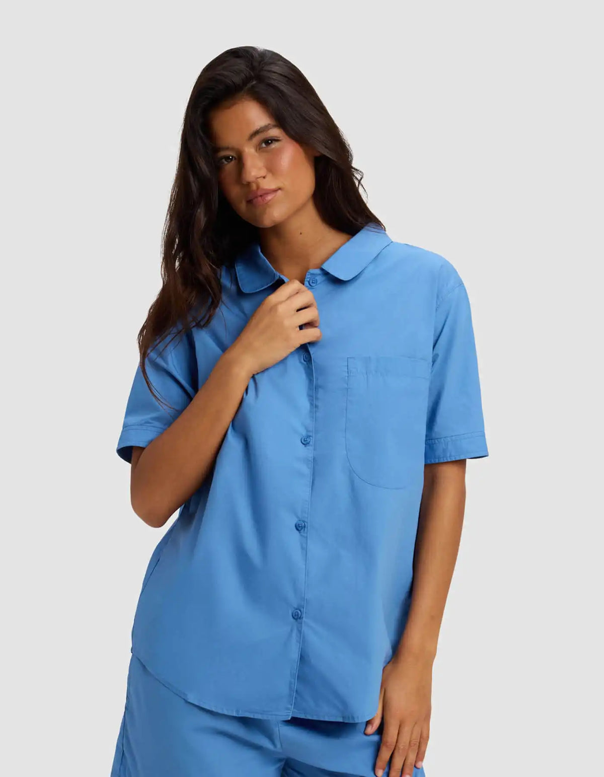 Women's Sutton Short Sleeve & Cropped Pajama Pant Set