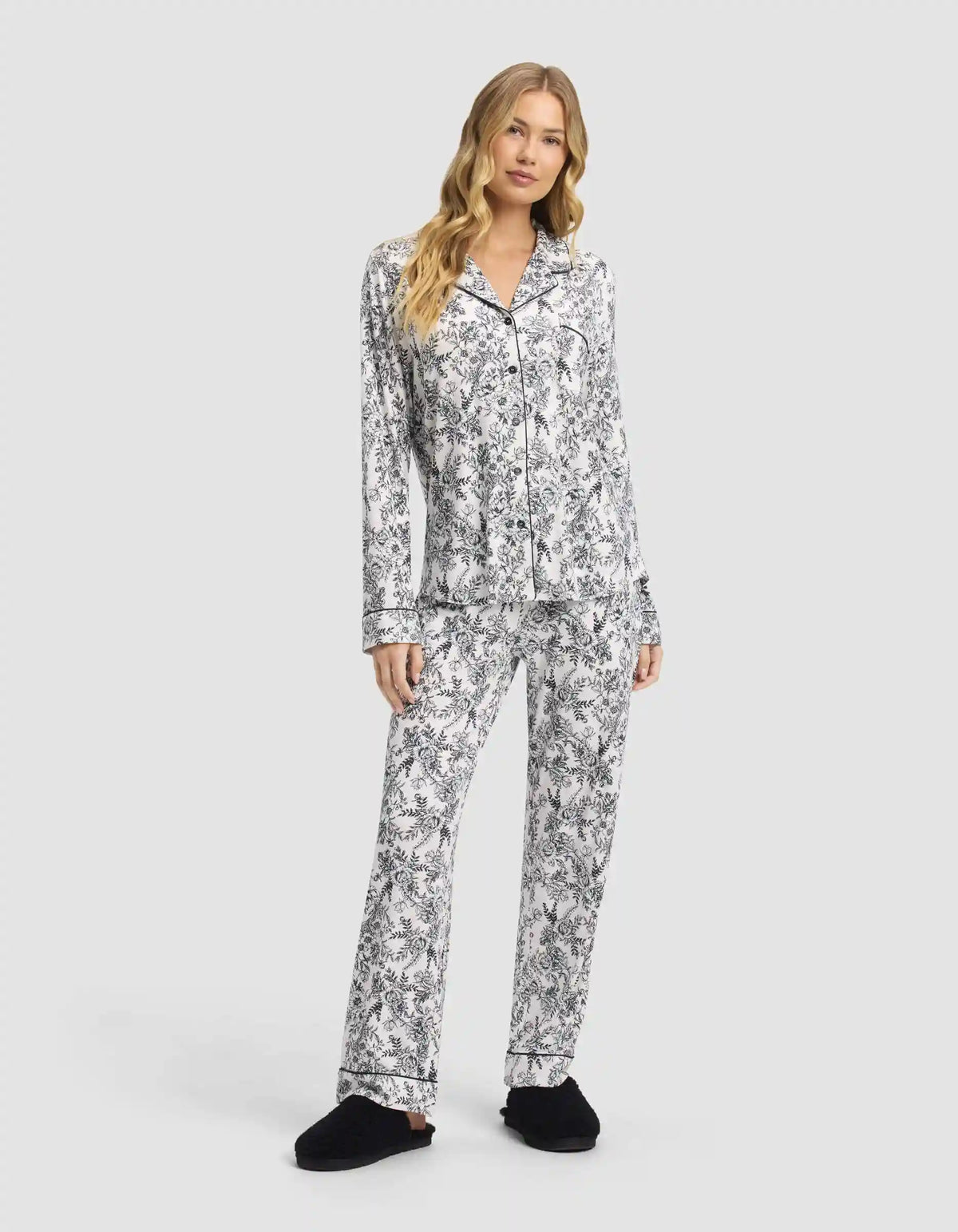 Women's Bamboo Stretch-Knit Long Sleeve Pajama Top - Last Chance