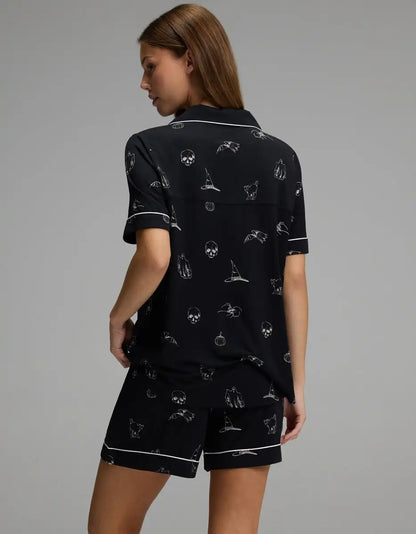 Women's Bamboo Stretch-Knit Short Sleeve Pajama Set