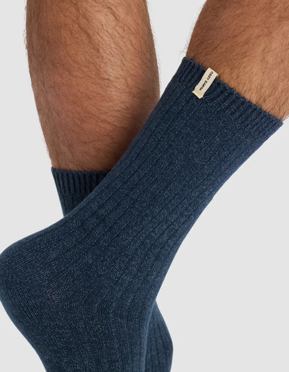 Men's Plush Lounge Calf Sock 3-Pack