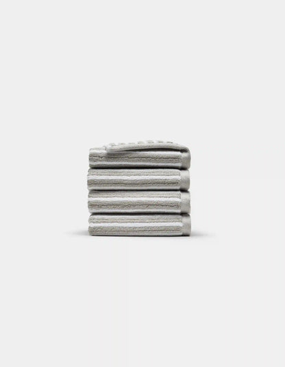 Ribbed Terry Washcloths