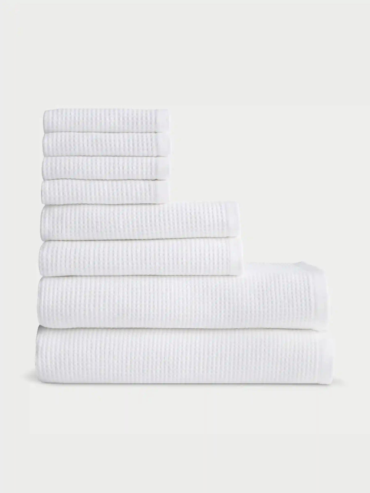 Waffle Bath Towel Set