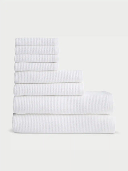 Waffle Bath Towel Set