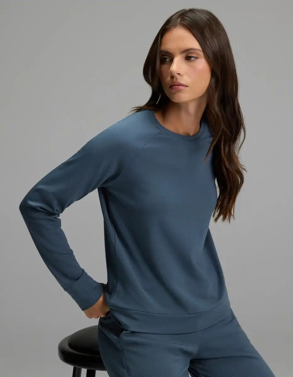 Women's Brushed Bamboo Pullover Crew
