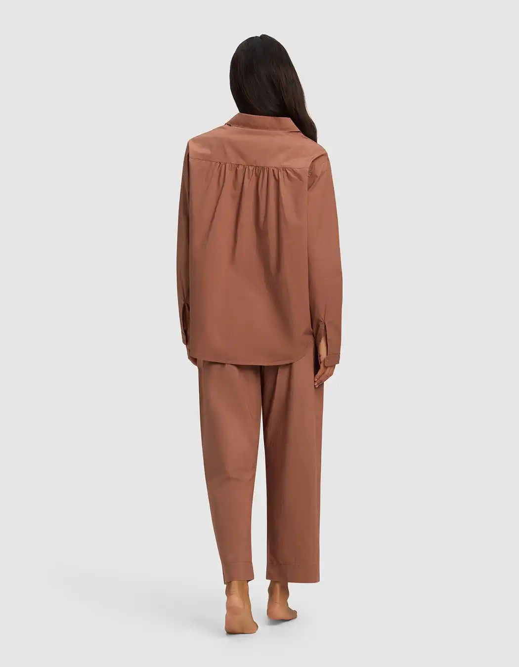 Women's Sutton Long Sleeve Cropped Pajama Set - Last Chance