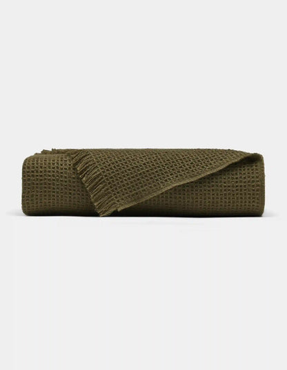 Alpaca Waffle Throw