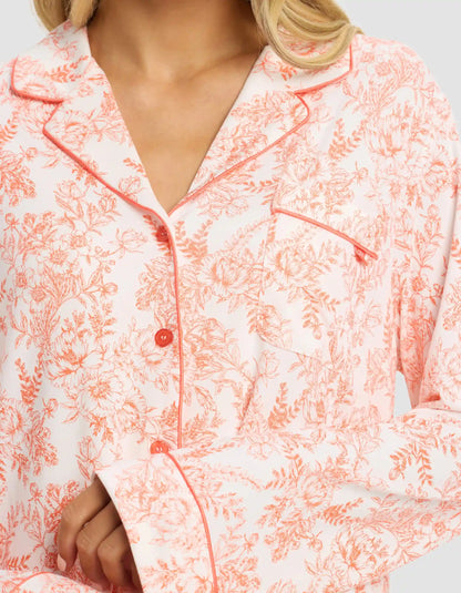 Women's Bamboo Stretch-Knit Long Sleeve Pajama Top - Last Chance