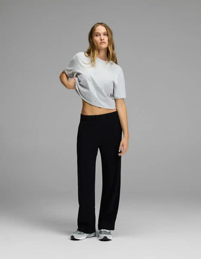 Women's Brushed Bamboo Wide Leg Pull-On Pant
