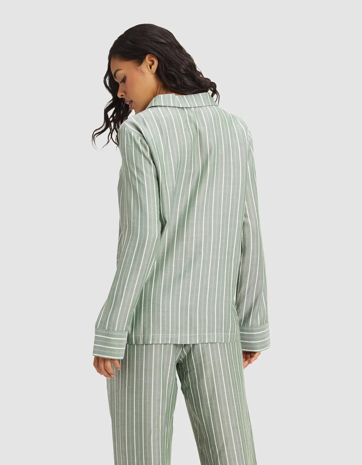 Women's Soft Woven Long Sleeve Pajama Top - Last Chance