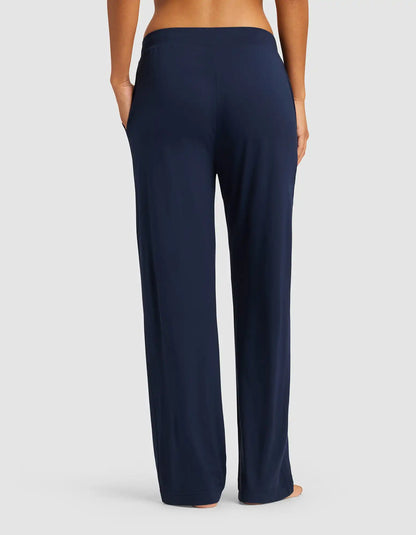 Women's Bamboo Stretch-Knit Lounge Tee & Pants Set